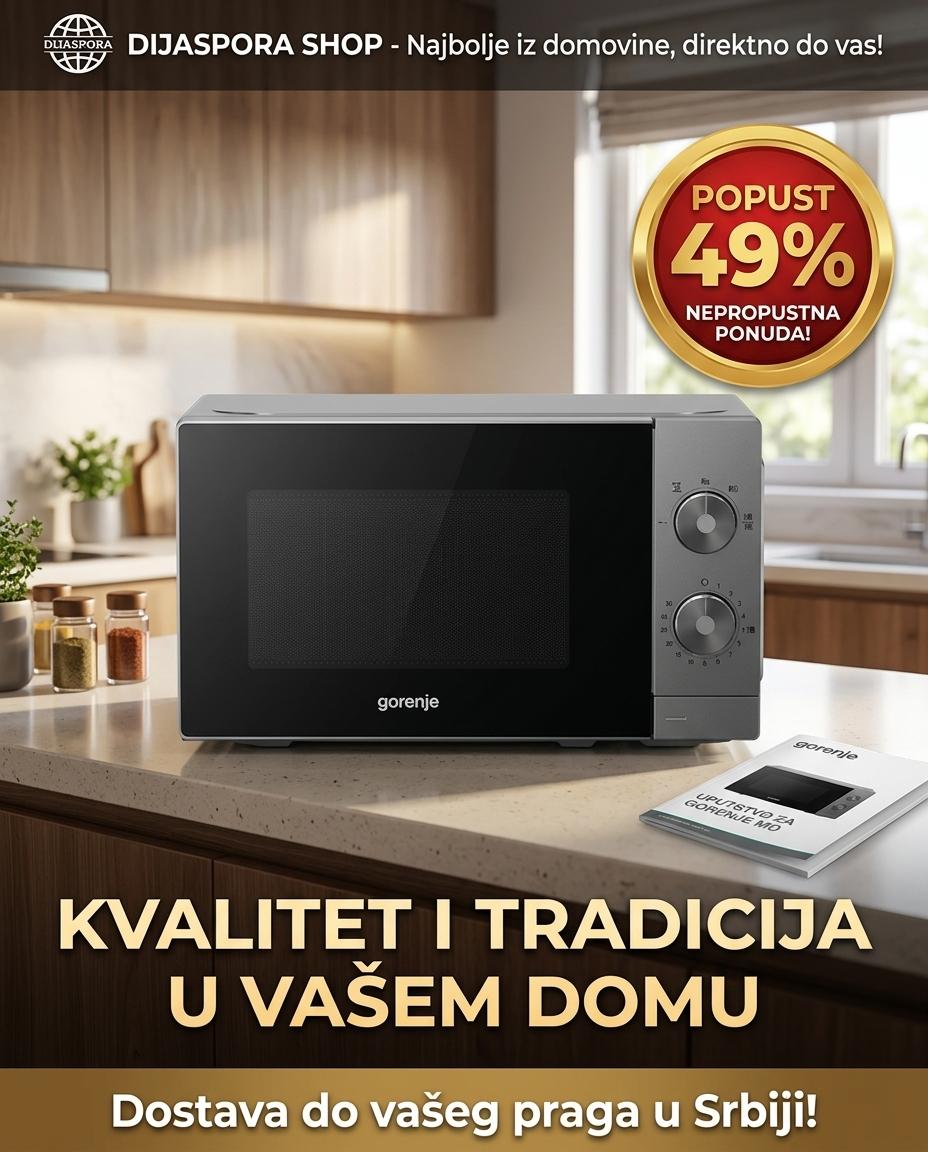 Gorenje Mikrotalasna rerna MO 20 E1T4
